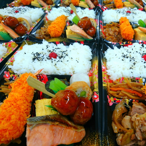 井上商店 いのうえ 宴会 忘年会 新年会 法事 仕出し 弁当 小山市 間々田 網戸